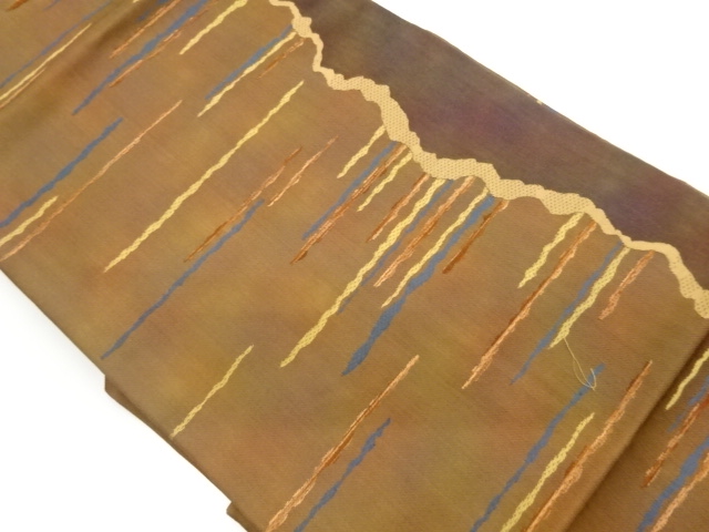 JAPANESE NAGOYA OBI / WOVEN ABSTRACT